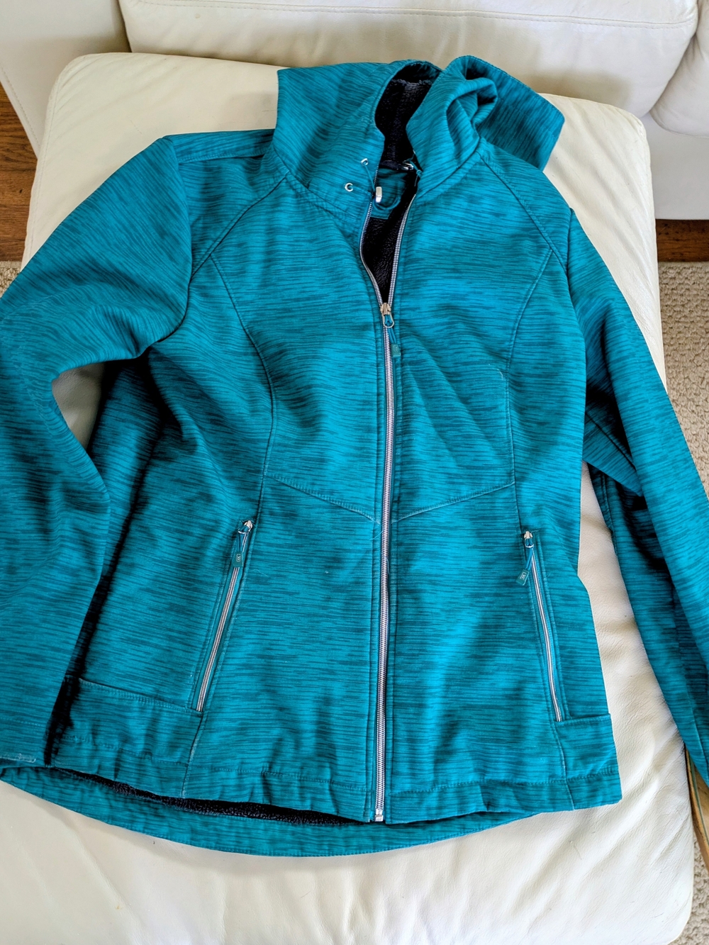 ZeroXposur Teal Hooded Womans Jacket